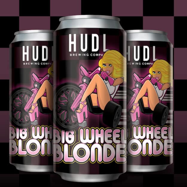 HUDL Big Wheel Blonde 16oz 4pk