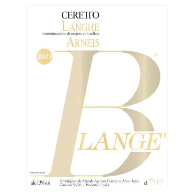 Ceretto Langhe Roero Arneis 750ml 2022