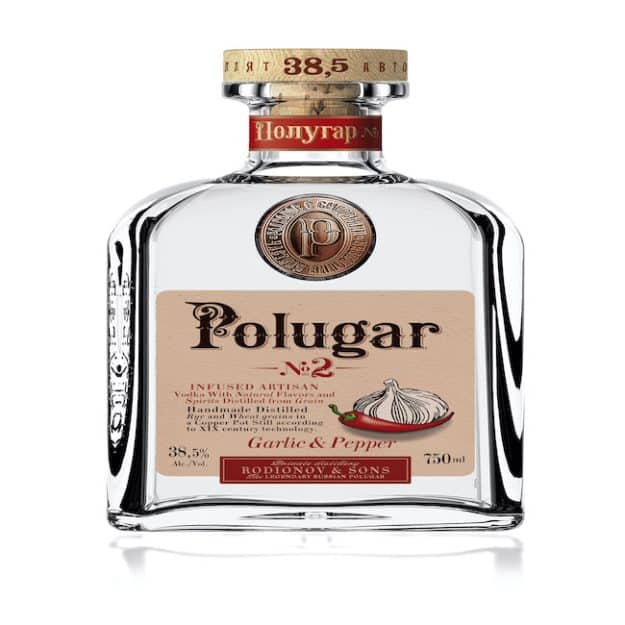 Polugar Garlic and Pepper Vodka 750ml