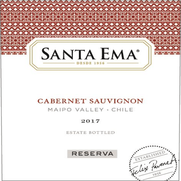 Santa Ema Reserve Cabernet 750ml 2018