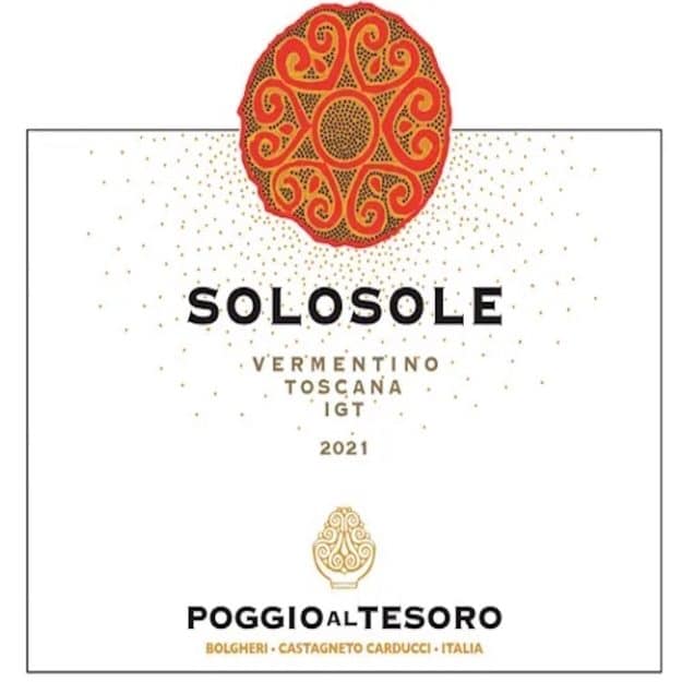 Poggio Al Tessoro "Solosole" Vermentino 750ml 2021
