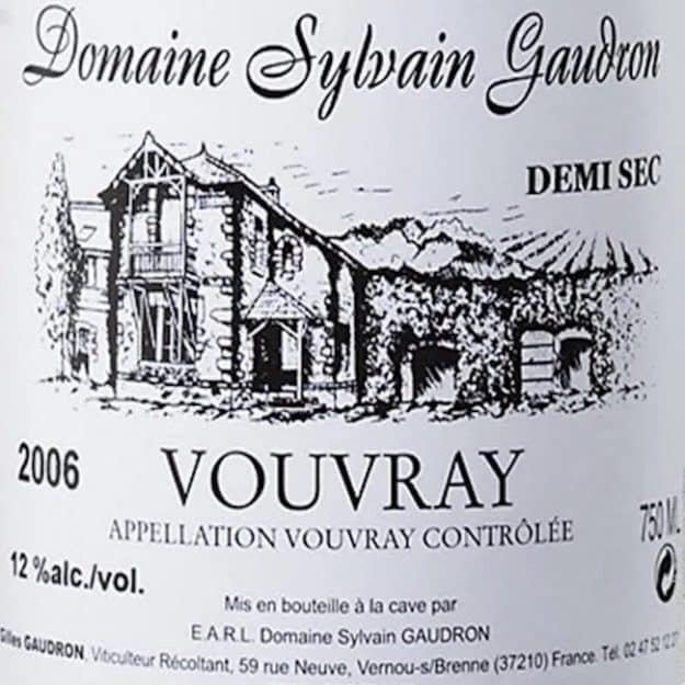 Domaine Sylvan Gaudron Vouvray Sec 750ml 2021
