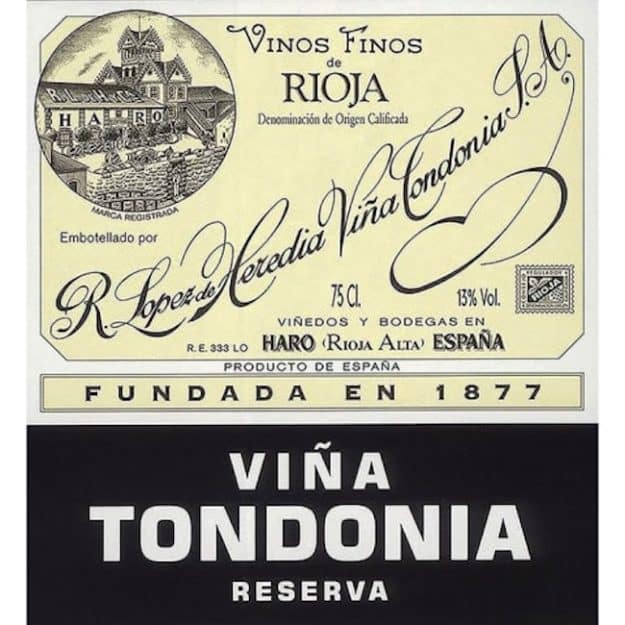 Bodegas Lopez de Heredia "Vina Tondonia" 750ml 2011