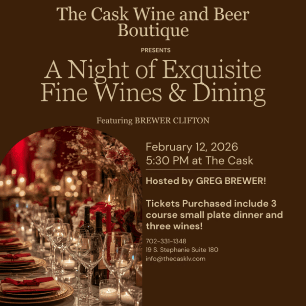 Brewer Clifton Dinner hosted by Greg Brewer! February 12th 5:30pm