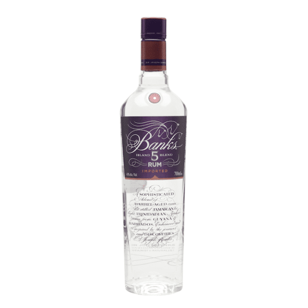 Bank's "5 Island" White Rum 750ml