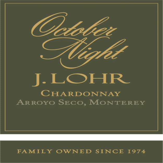 J. Lohr "October Night" Chardonnay 750ml 2024