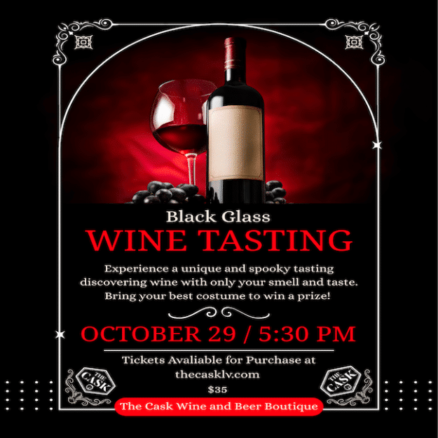 Black Glass Tasting @ The Cask October 29th, 5:30pm