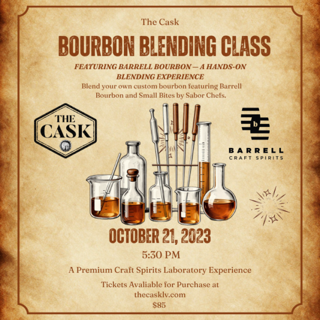 Blend Your Own Bottle of Bourbon!! October 21st 5:30pm