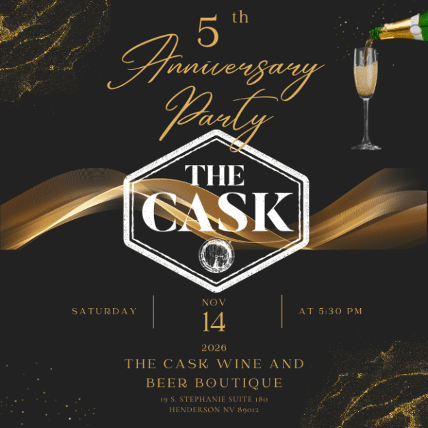 The Cask Anniversary Celebration November 14th, 5:30pm